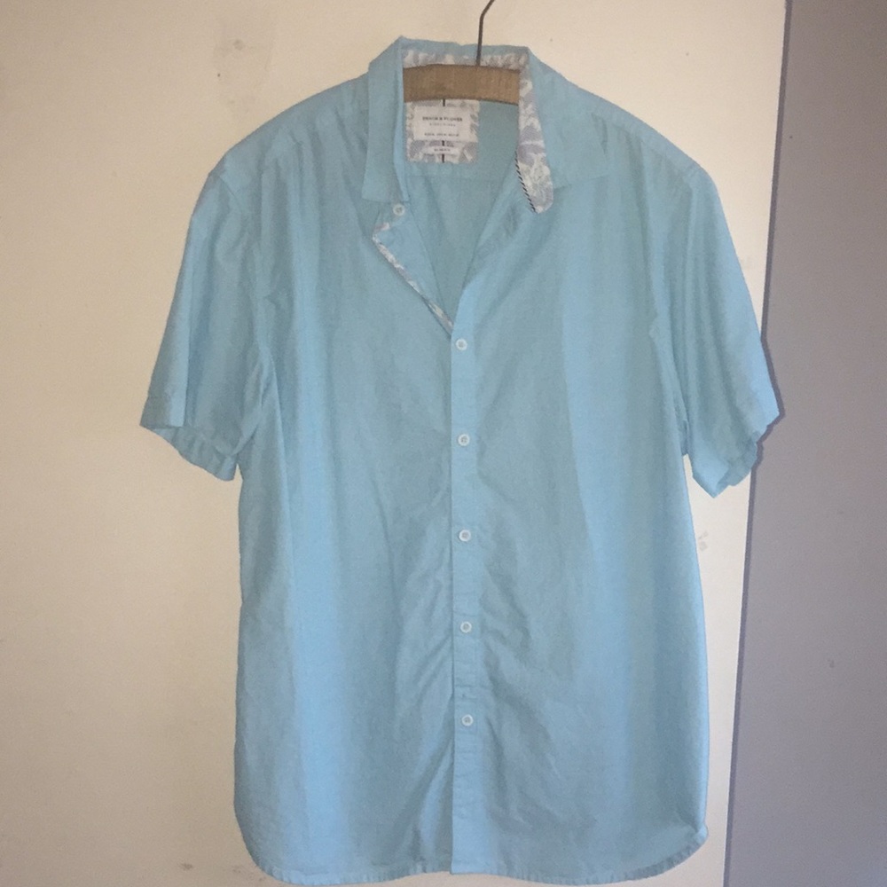 Nice blue button down shirt